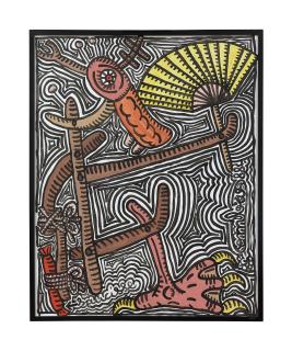 Robert Combas - PRINTEMPS BLANC (White Spring)