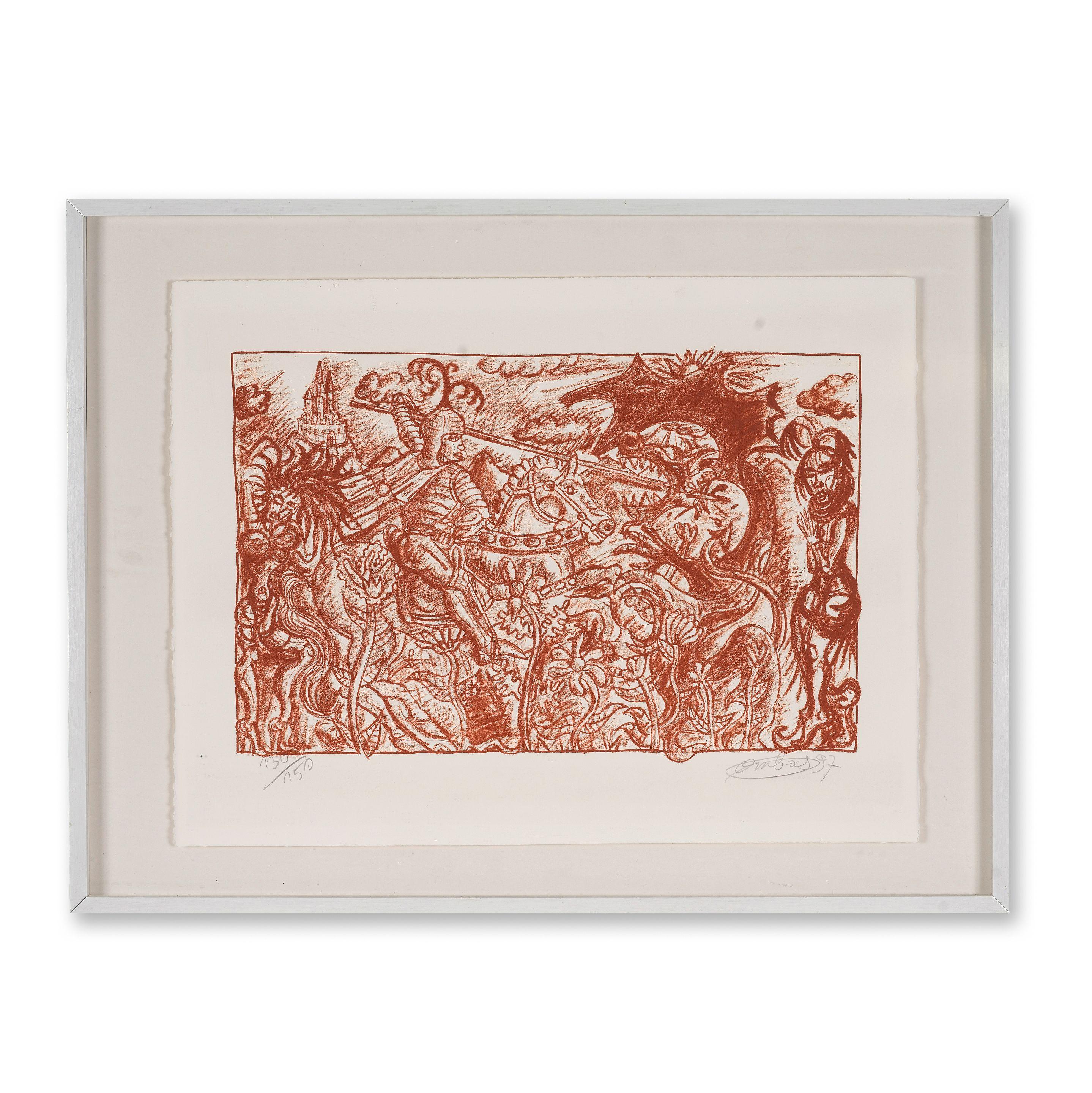 Robert Combas - Saint Georges et le dragon, 1997