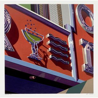 Robert Cottingham - Champagne, from American Signs