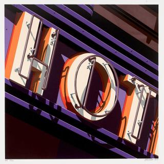 Robert Cottingham - Hot, from American Signs