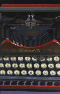 Robert Cottingham - Red Corona