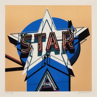 Robert Cottingham - Star from the portfolio American Signs