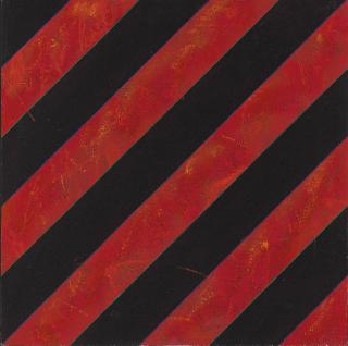 Robert Cottingham - Warning Stripe Series #4