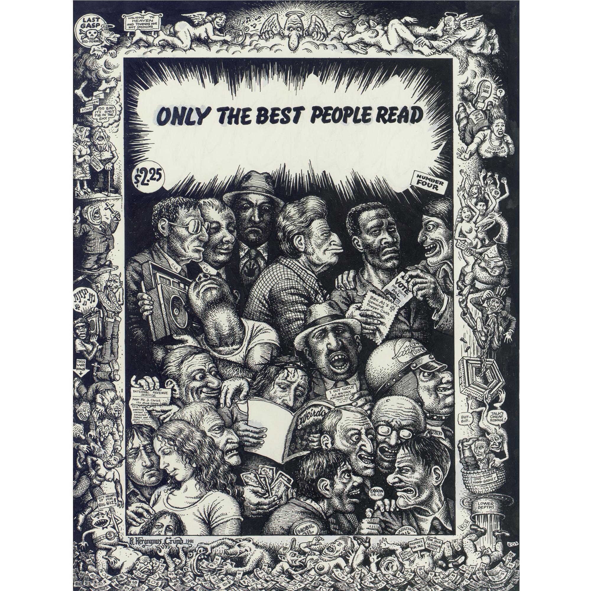 Robert Crumb - Original Art For Wierdo # 8