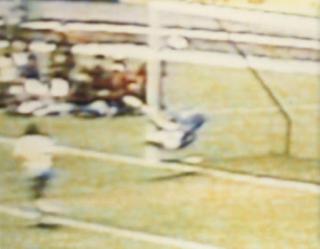 Robert Davies - The Banks Save, England v. Brazil 1970