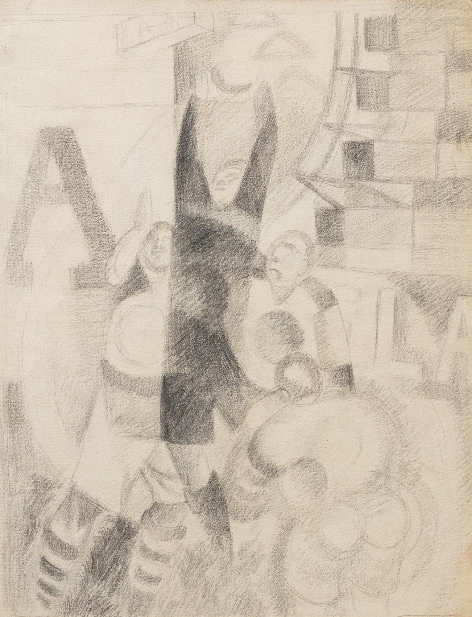 Robert Delaunay - Étude pour l\'Équipe de Cardiff