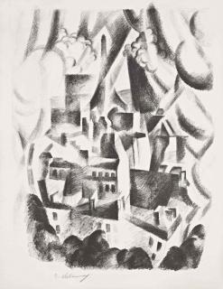 Robert Delaunay - La Fenêtre Sur La Ville (Loyer & Perussaux 4)