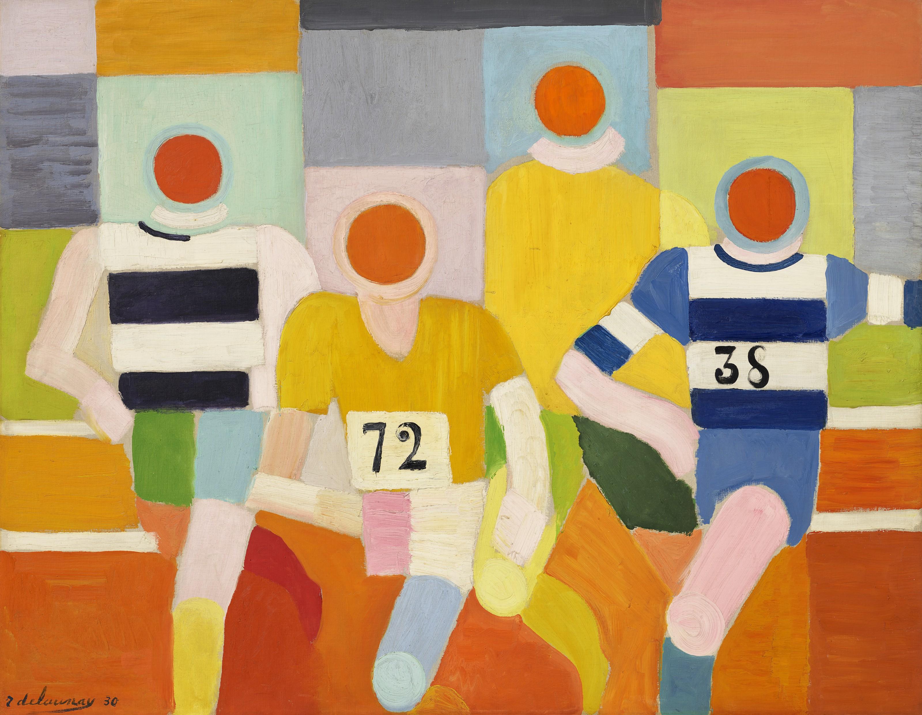Robert Delaunay - Les Coureurs