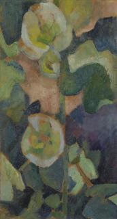 Robert Delaunay - Rose Trémière Blanche