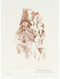 Robert Delaunay - Tour Eiffel, from Clefs des Pavés (Loyer & Perussaux 36)