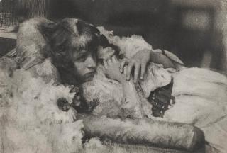 Robert Demachy - Jeune Fille Couchée, 1905