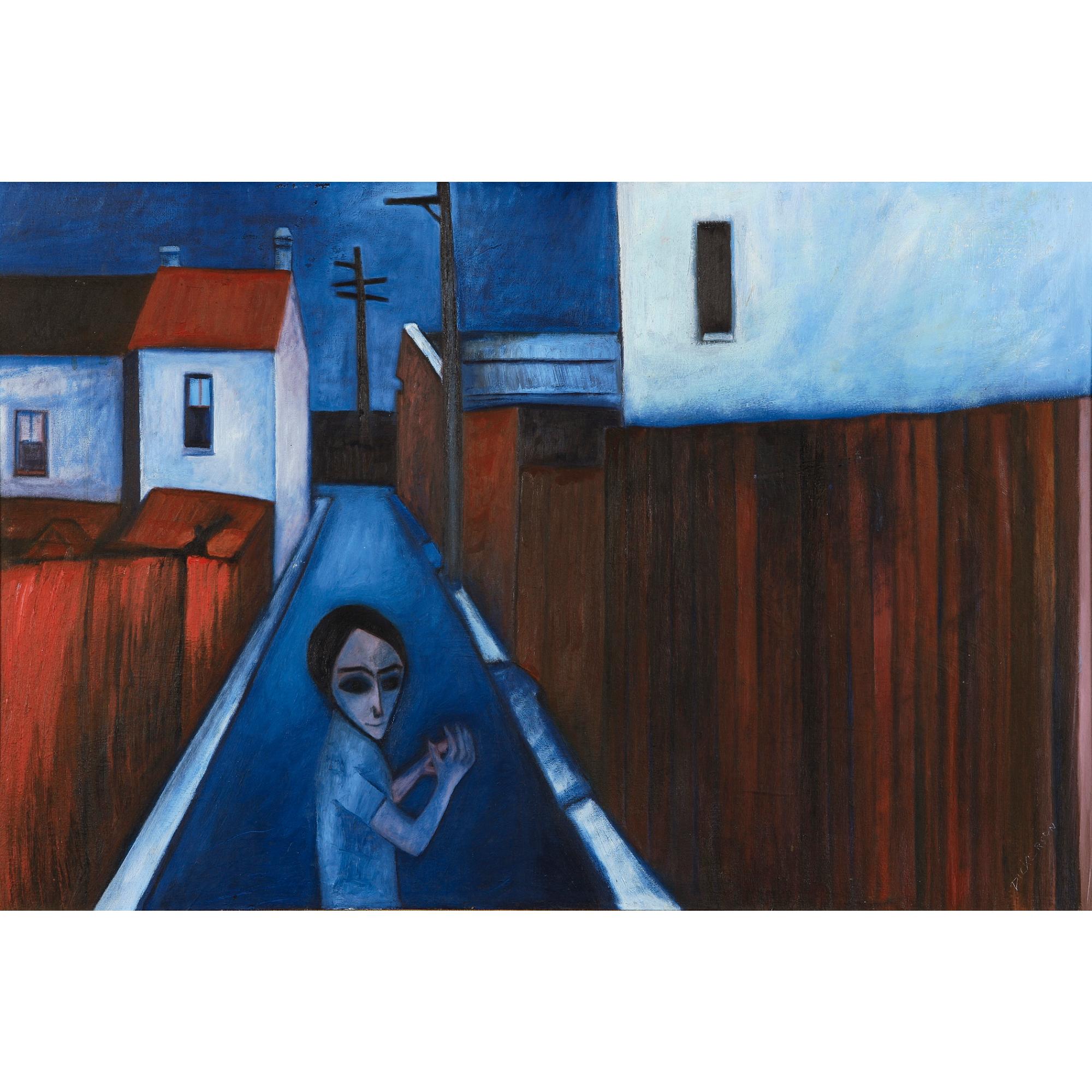 Australian Paddington Laneway by Robert Dickerson Art.Salon