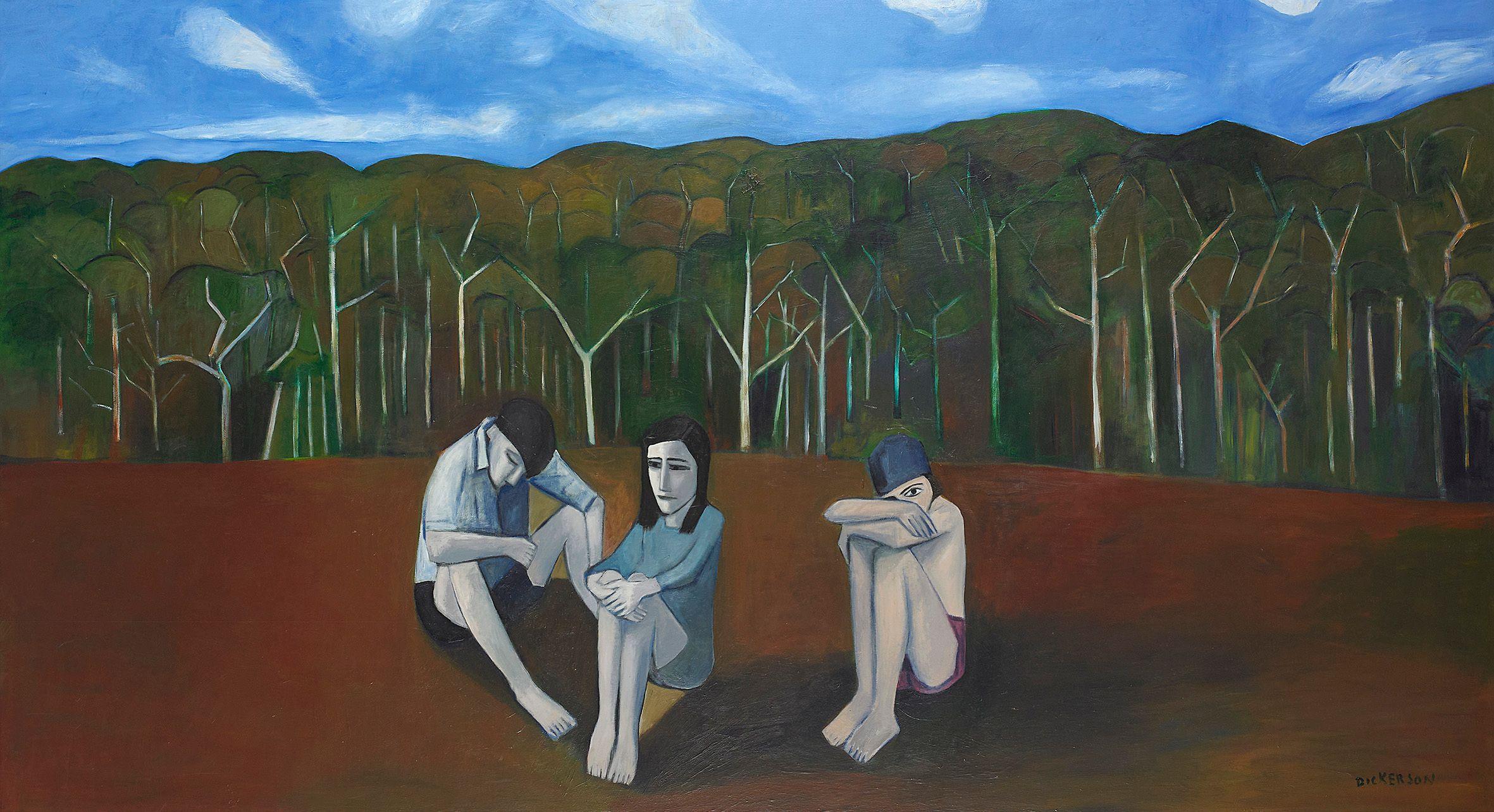 Robert Dickerson - Swimmers at the River, 2000