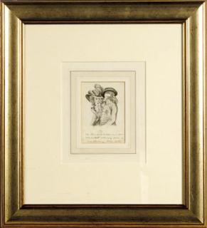 Robert Dighton The Elder - The Prince of Wales And Mrs. Fitzherbert Returning From A Fox Chase