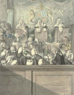 Robert Dighton - Term Time Or The Lawyers All Alive In Westminster Hall