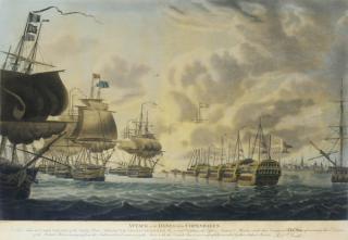 Robert Dodd - Attack on the Danes before Copenhagen; and The Battle of Copenhagen