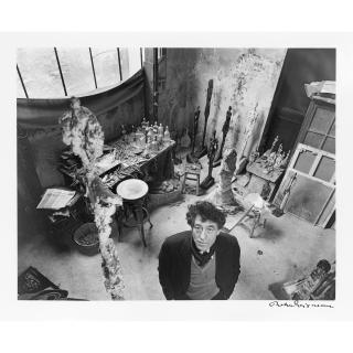 Robert Doisneau - Alberto Giacometti Dans Son Atelier À Paris