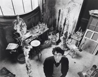 Robert Doisneau - Giacometti dans son Atelier, 1957