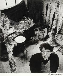 Robert Doisneau - Giacometti Dans Son Atelier, Paris