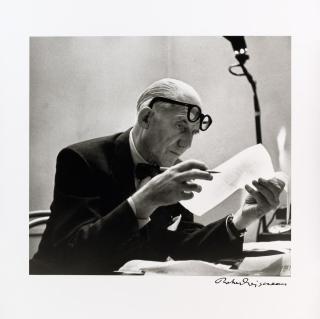 Robert Doisneau - Ohne Titel (Le Corbusier)