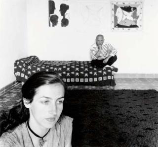 Robert Doisneau - Picasso et Françoise Gilot