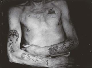 Robert Doisneau - Untitled (Tattooed male torso)