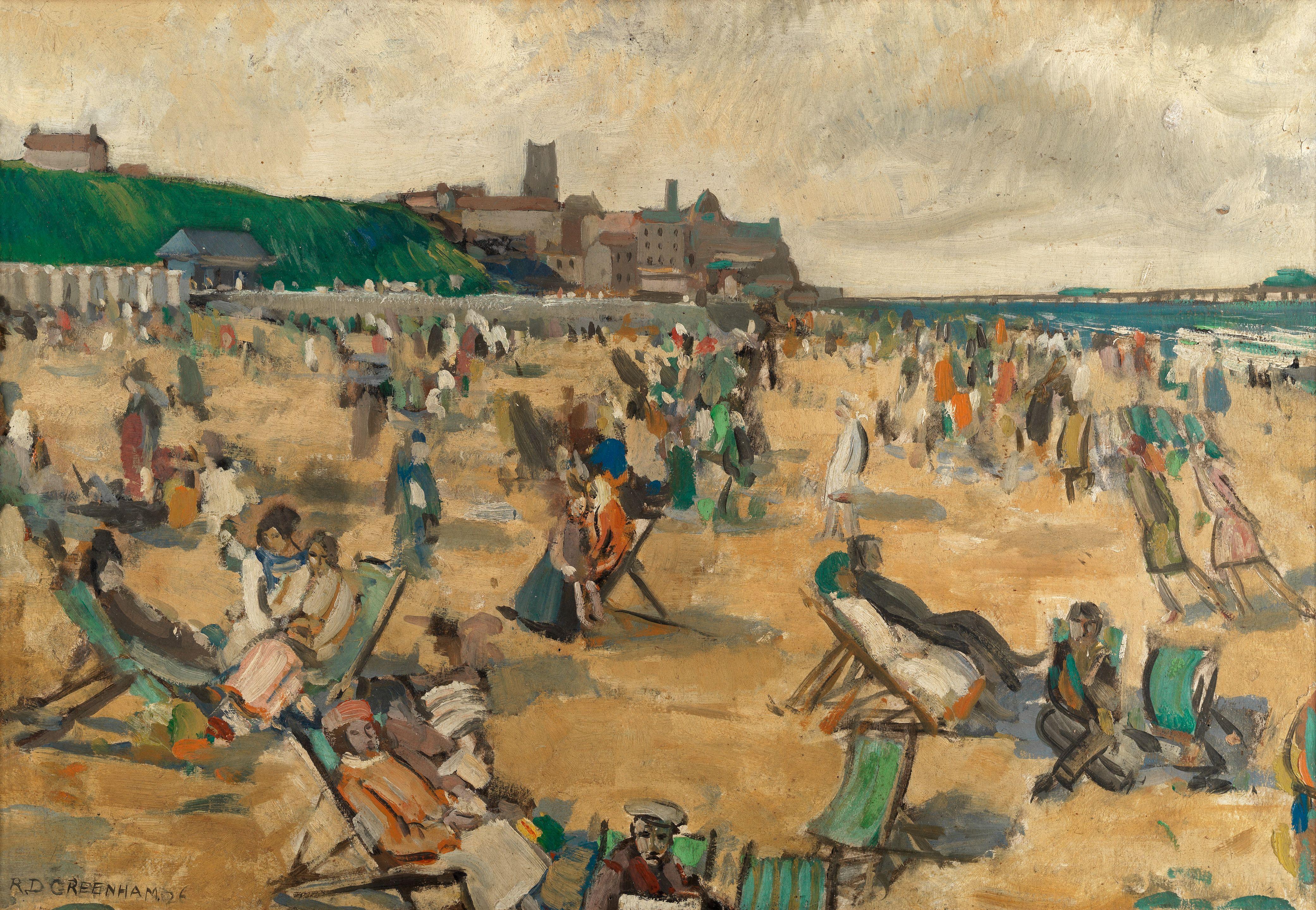 Robert Duckworth Greenham - Cromer beach, midsummer