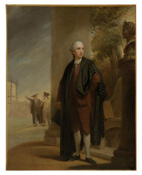 Robert Edge Pine - Portrait of William Bowles Esq. of Hale House near Salisbury, in graduation robes