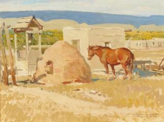 Robert Elmer Lougheed - West of Espanola 12 x 16 in. framed 21 1/2 x 25 1/2 in.