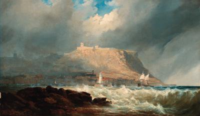 Robert Ernest Roe - Entering Scarborough Harbour