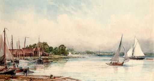 Robert Ernest Roe - Yachting on the creek