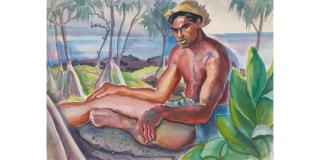 Robert Eskridge - Hawaiian at Hana, Maui