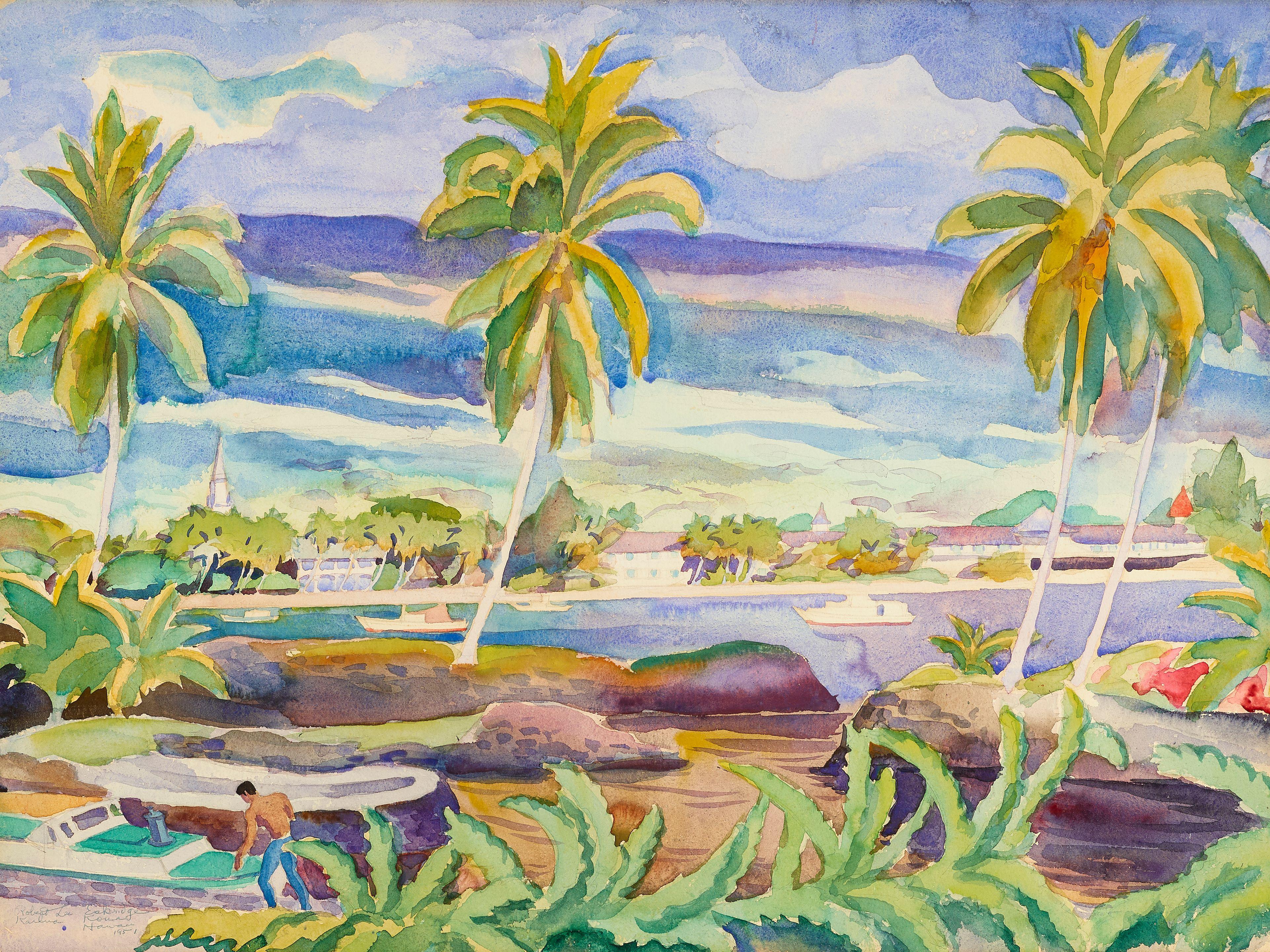 Robert Eskridge - Hawaiian landscape
