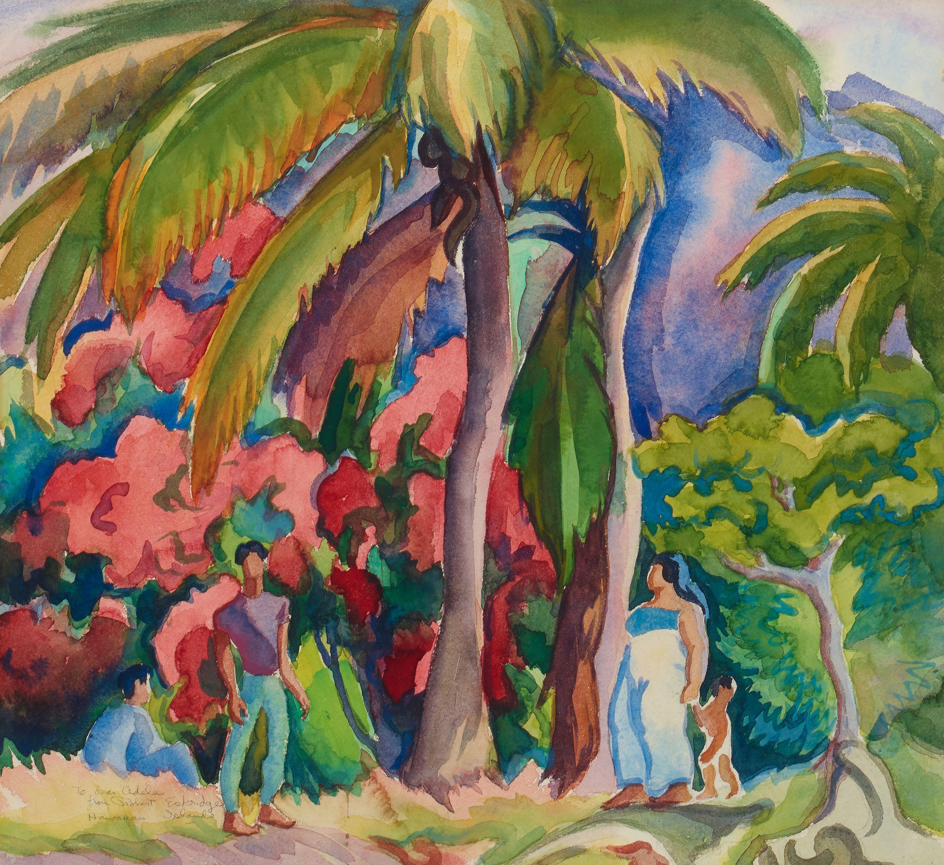 Robert Eskridge - Under the Palm Trees