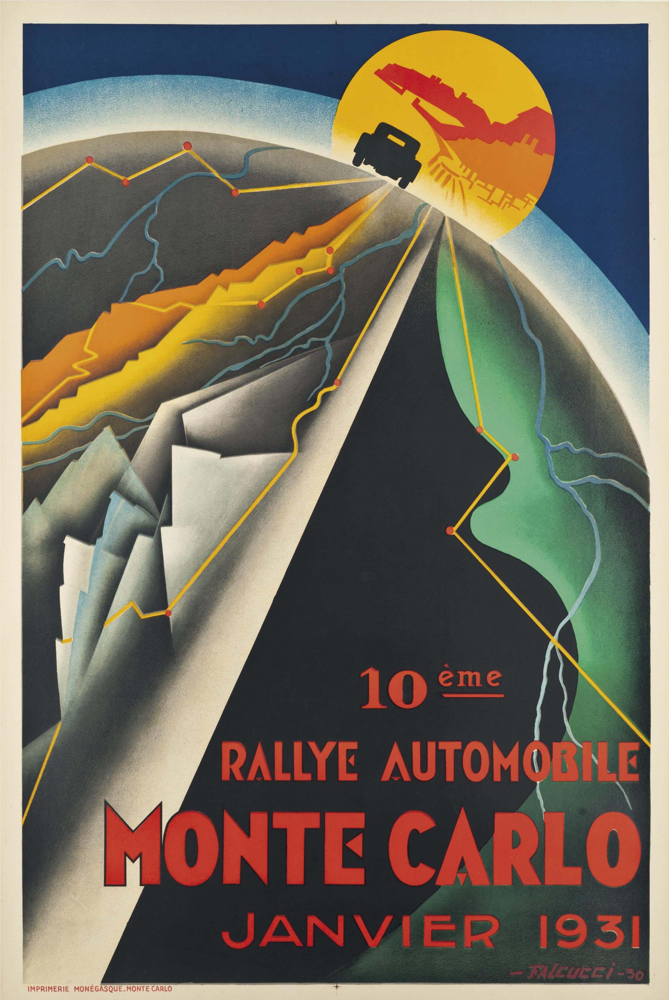 Robert Falcucci - 10Éme Rallye Automobile Monte Carlo