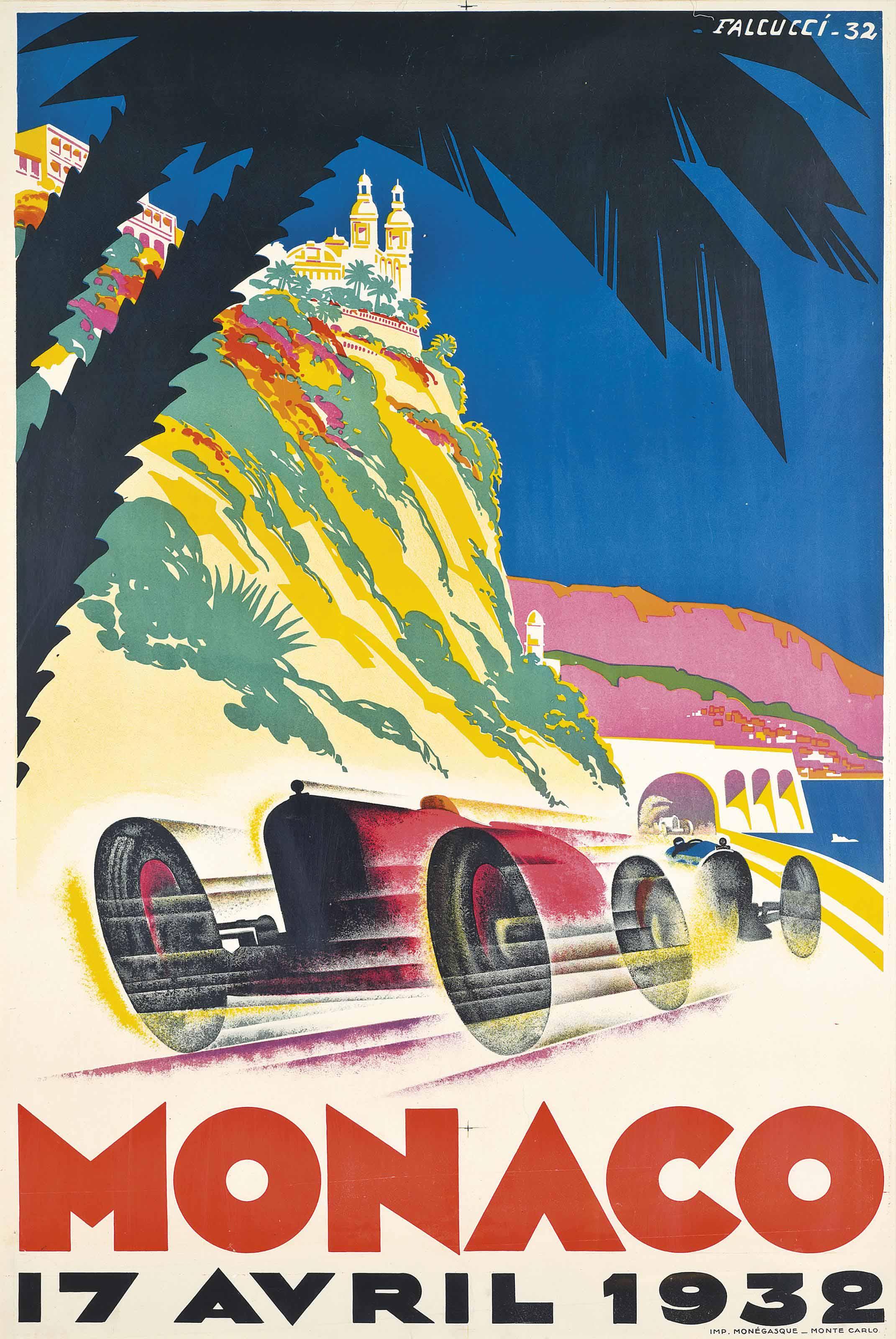 Robert Falcucci - Monaco Grand Prix, 1932