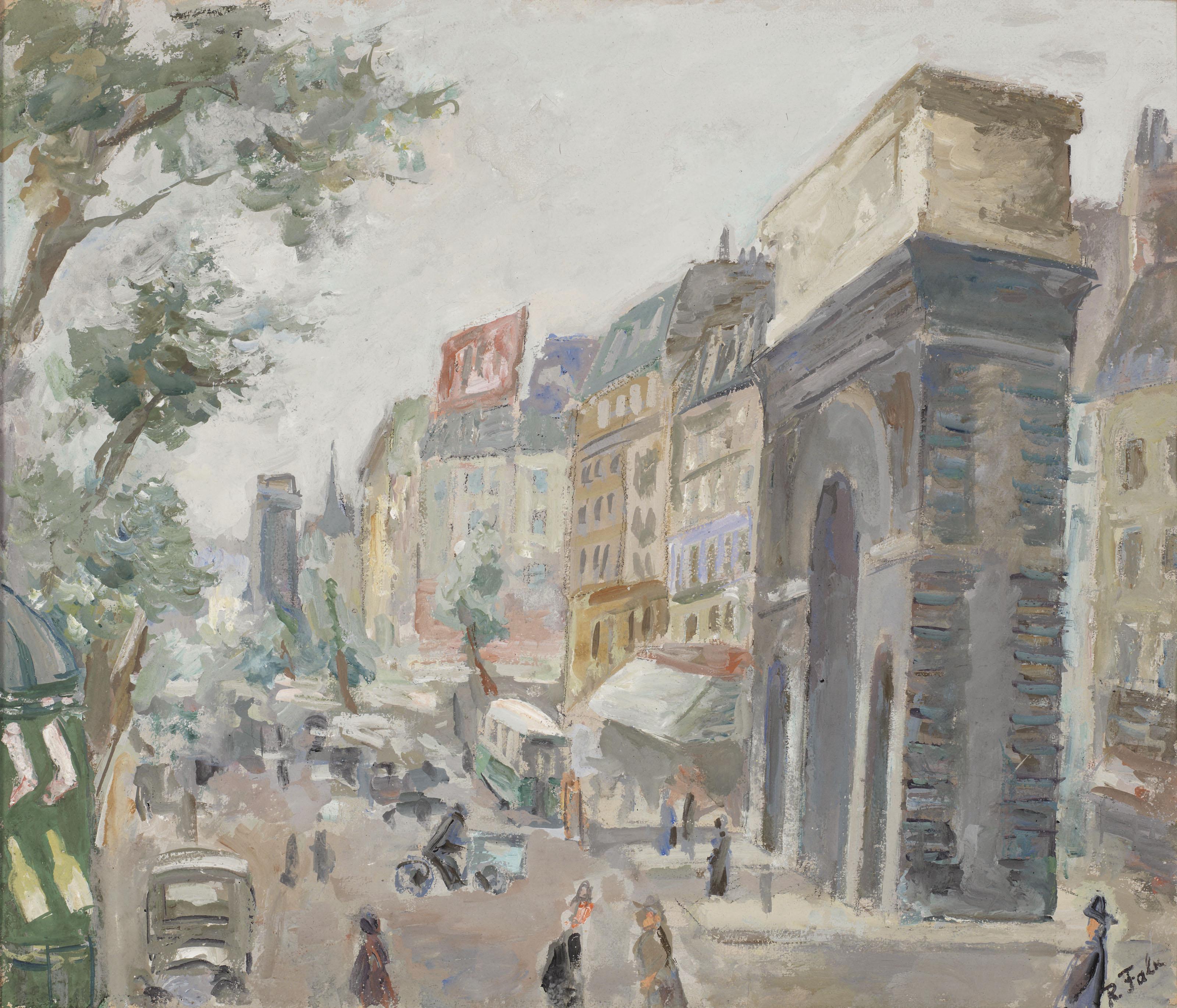 Robert Falk - Porte Saint-Martin, Paris