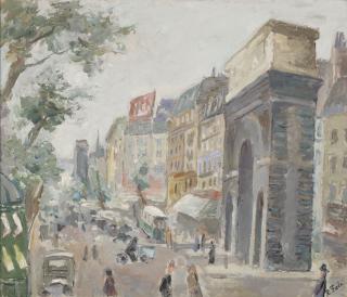 Robert Falk - Porte Saint-Martin, Paris