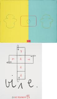 Robert Filliou - Konvolut von 3 Druckgrafiken.