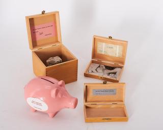 Robert Filliou - Optimistic Boxes No. 1-5.