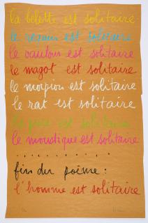 Robert Filliou - Solitude.