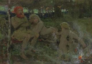 Robert Fowler, R.W.S. - The Family Hearth