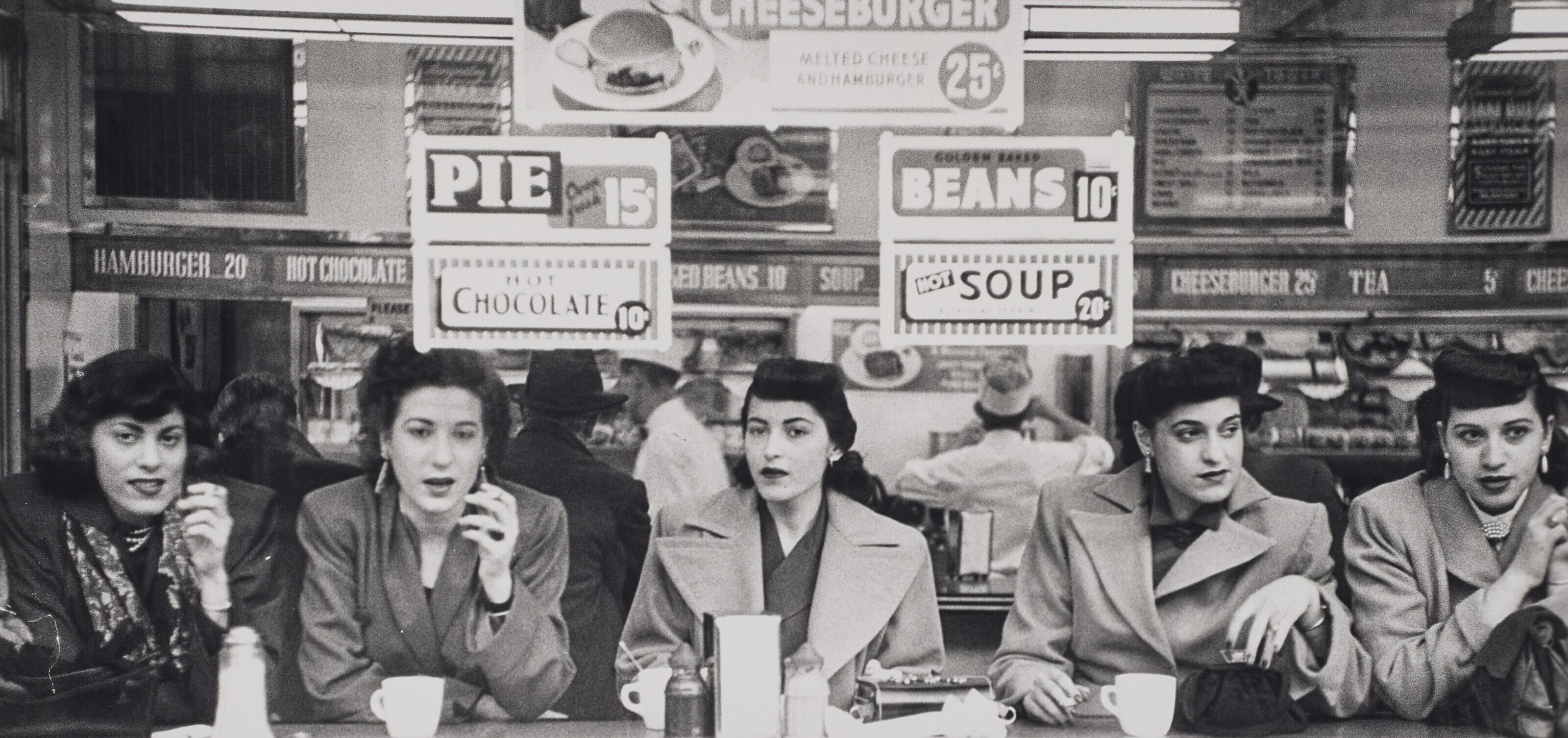 Robert Frank - 14th Street White Tower, New York City, 1948