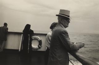 Robert Frank - Approaching New York Harbor, 1952