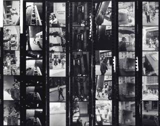 Robert Frank - Bus Series Contact Sheet, 1958