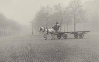 Robert Frank - Horse And Cart, Paris, 1949