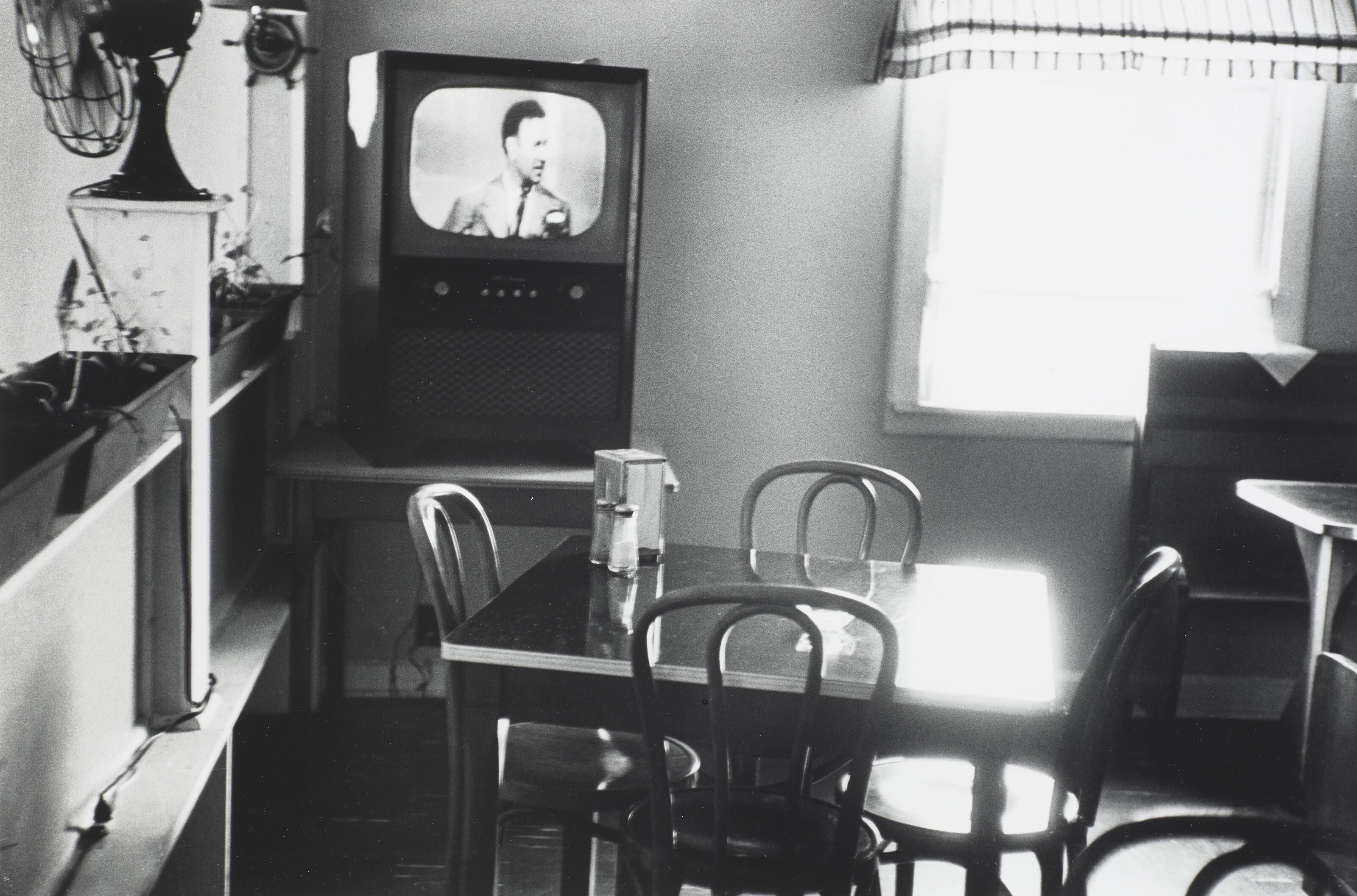 Robert Frank - Restaurant–U.S. 1 Leaving Columbia, South Carolina, 1955