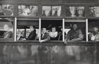 Robert Frank - Trolley - New Orleans, 1955