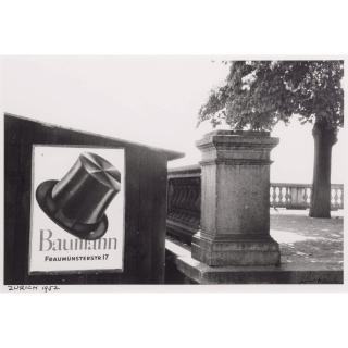 Robert Frank - Zürich, Baumann Hutplakat, 1952 Zurich, Poster For Baumann Hats, 1952