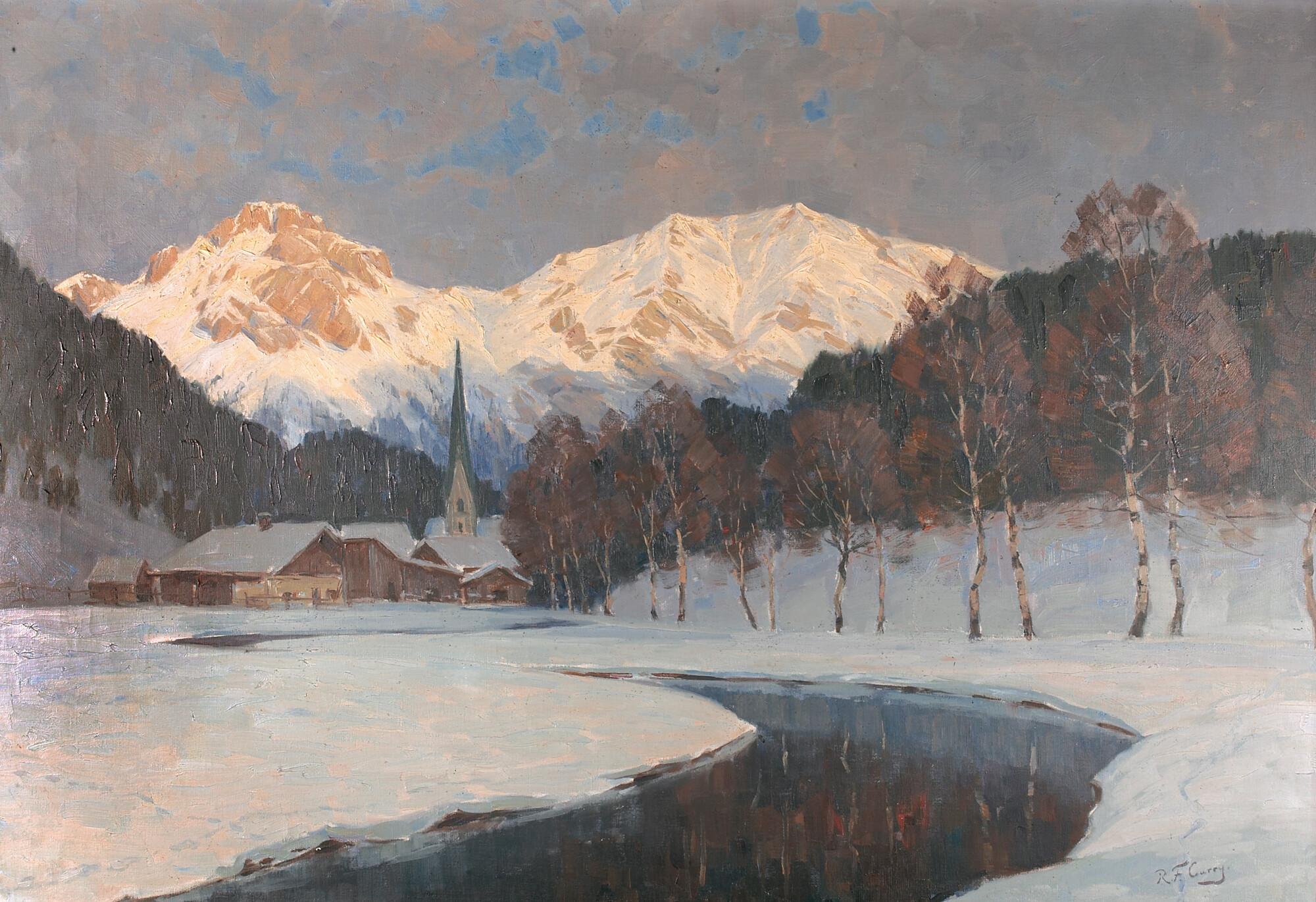 Robert Franz Curry - Winterlandschaft